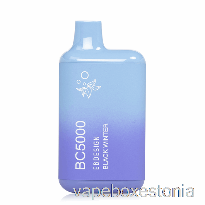 Vape Box Estonia Bc5000 ühekordne Must Talv